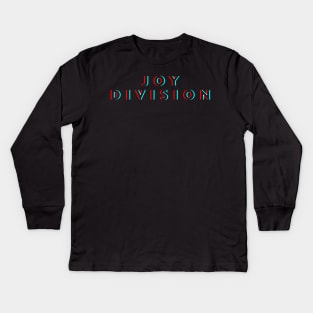 Joy Division Horizon Glitch Kids Long Sleeve T-Shirt